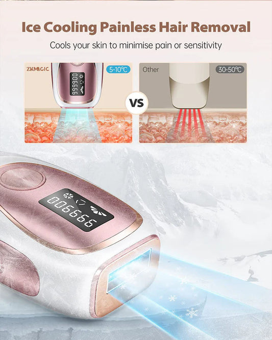 TM002 Ice Cool IPL Hair Removal Device - White